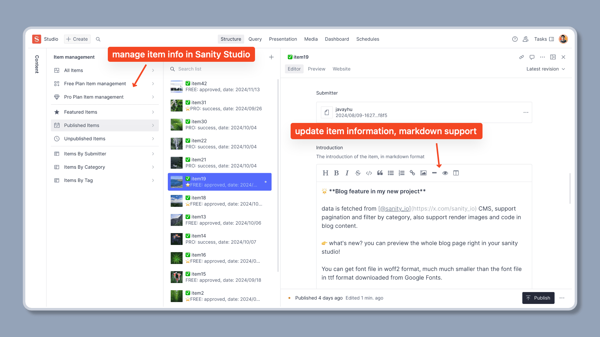 Sanity CMS Integrated - image 1